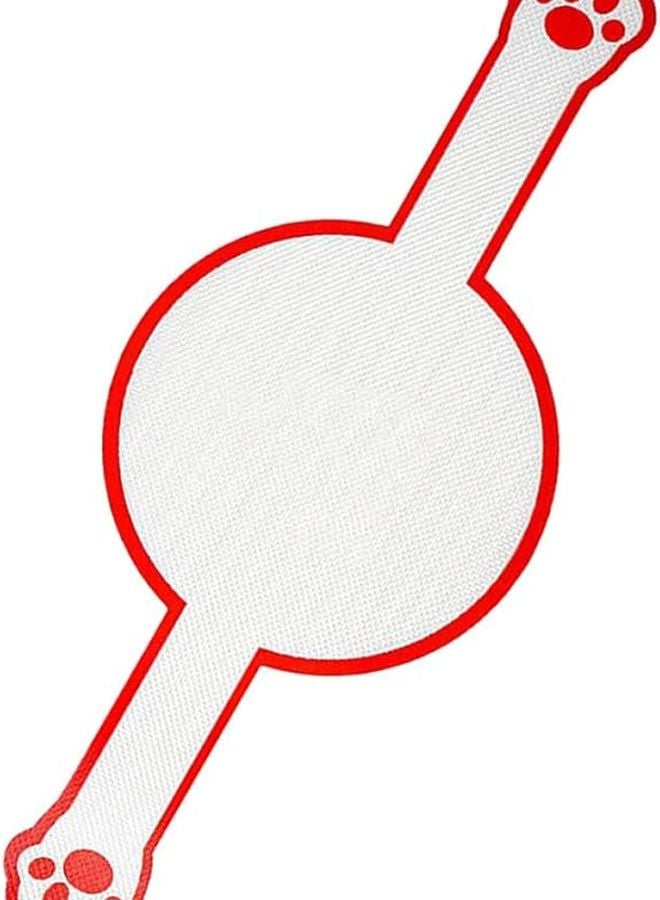 Homoyoyo Long Handle Silicone Baking Mat Nonstick Heat Resistant Red Kitchen Pastry Tool - Image 1